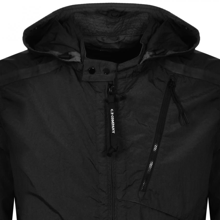 Alternative Image for ProductCP Company Long Sleeved Full Zip Overshirt Black2